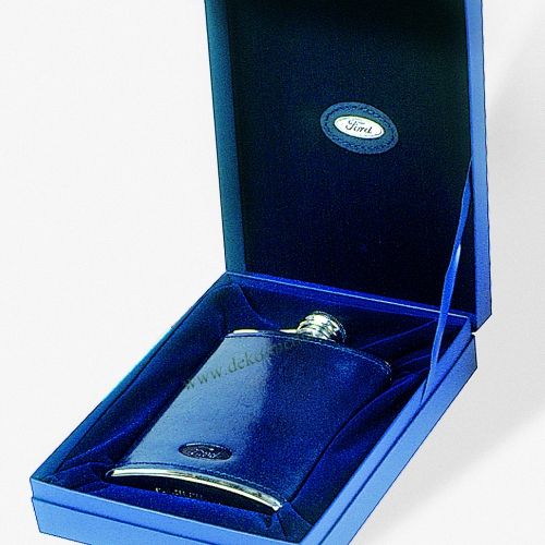 Flask-in-box-DM Фляжка кожаная